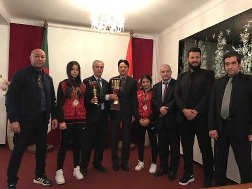 Đại sứ Việt Nam tại Algeria chúc mừng Đội tuyển Quán Khí đạo Algeria - ảnh 3