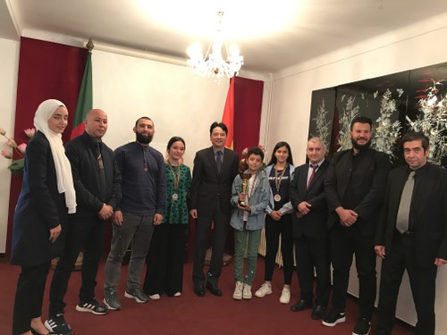 Đại sứ Việt Nam tại Algeria chúc mừng Đội tuyển Quán Khí đạo Algeria - ảnh 4