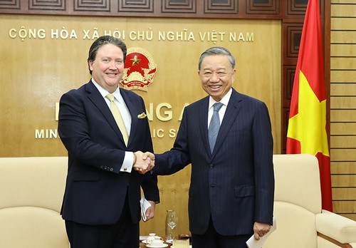 Bộ trưởng Tô Lâm tiếp Đại sứ  Hoa Kỳ tại Việt Nam Marc Knapper - ảnh 1