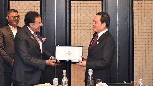 Phó Thủ tướng Trần Lưu Quang tiếp ông Saurin Shah - Lãnh sự danh dự Việt Nam tại bang Gujarat, Ấn Độ - ảnh 1