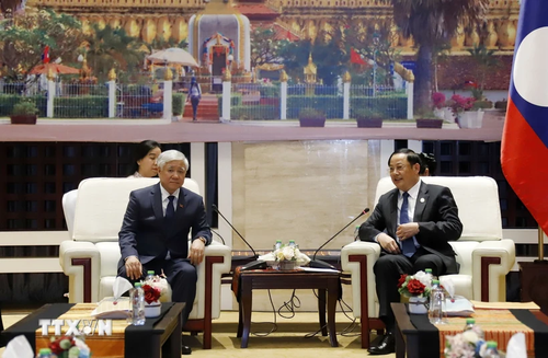 Thủ tướng Sonexay Siphandone đánh giá cao hợp tác giữa hai tổ chức Mặt trận Việt - Lào - ảnh 1
