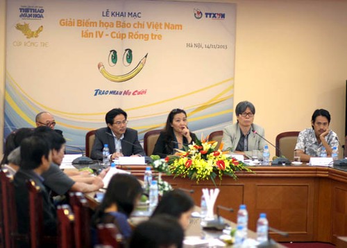 Trao giải thưởng Biếm họa Báo chí Việt Nam - ảnh 1