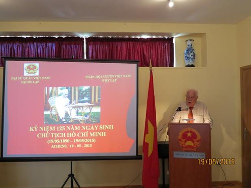 Kỷ niệm 125 năm ngày sinh chủ tịch Hồ Chí Minh tại Hy Lạp - ảnh 2