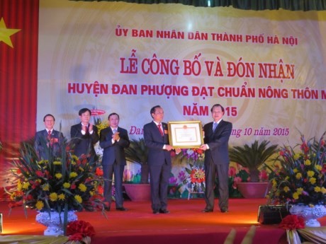 Phó Thủ tướng Vũ Văn Ninh dự lễ công nhận huyện Đan Phượng, Hà Nội đạt chuẩn nông thôn mới  - ảnh 1