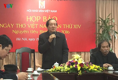 Ngày Thơ Việt Nam lần thứ 14 sẽ diễn ra vào ngày 23/02 tại Hà Nội - ảnh 1