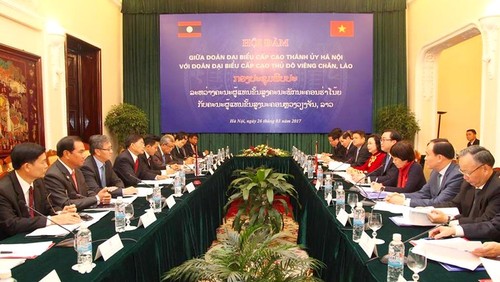 Nâng cao hiệu quả hợp tác giữa thủ đô hai nước Việt Nam, Lào - ảnh 1