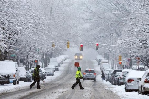 US East Coast braces for historic blizzard  - ảnh 1