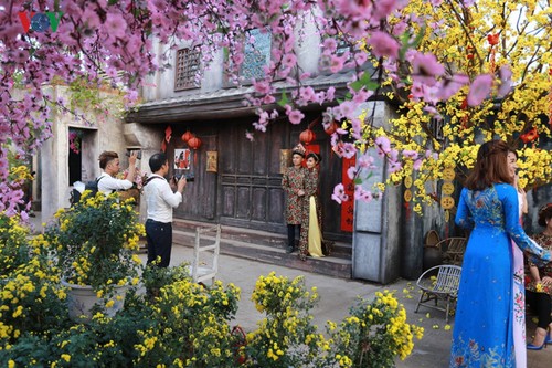 Hanoians visit flower villages as Tet holiday nears - ảnh 5