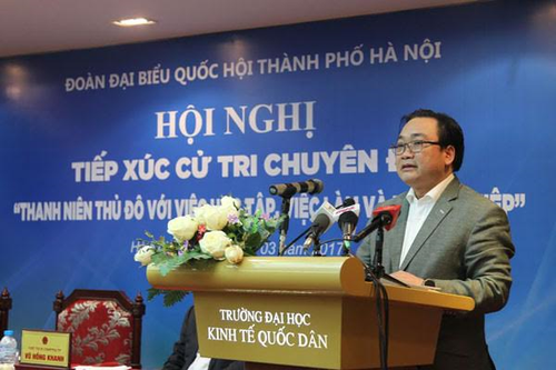 Hanoi pledges full support for budding entrepreneurs  - ảnh 1