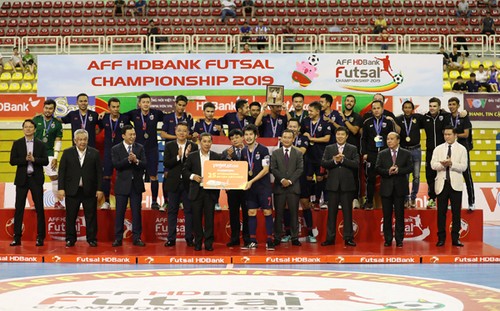 Thailand wins gold medal at AFF futsal champs - ảnh 1