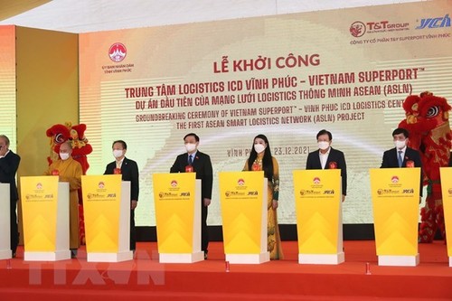 Vietnam begins construction of first super-port of ASEAN Smart Logistics Network - ảnh 1