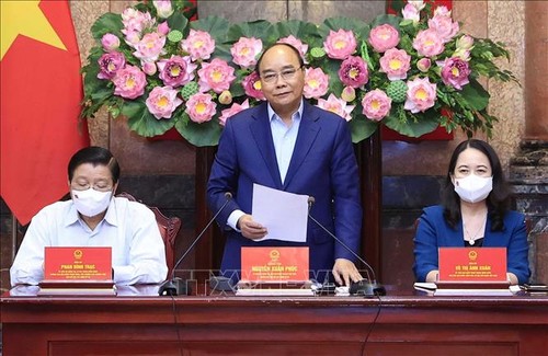 President urges progress and quality of project on building law-governed socialist state - ảnh 1