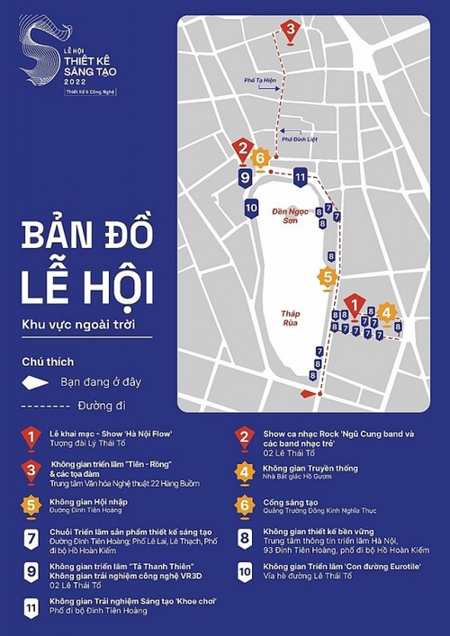 Hanoi's Hoan Kiem Lake hosts creative design festival - ảnh 1