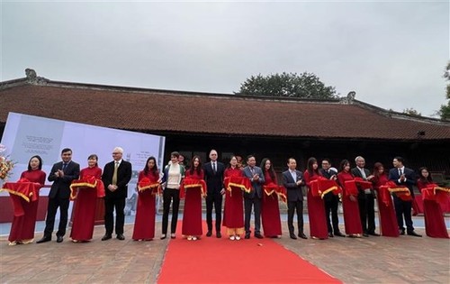 Exhibition showcases preservation of Temple of Literature  - ảnh 1