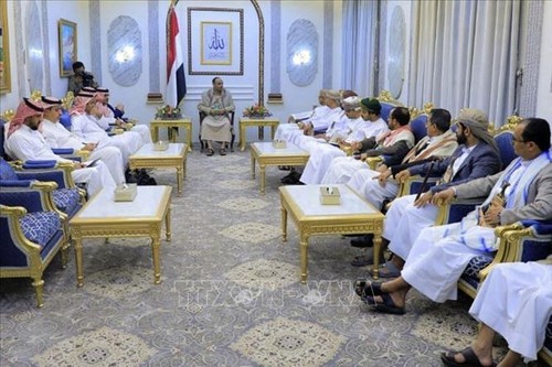 Saudi, Omani envoys hold peace talks with Houthi leaders in Sanaa - ảnh 1
