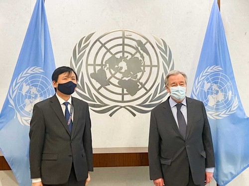 Посол Данг Динь Куи встретился с генсеком ООН в связи с окончанием срока полномочий - ảnh 1