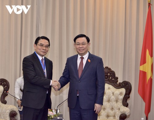 Toàn cảnh chuyến thăm chính thức CHDCND Lào của Chủ tịch Quốc hội Vương Đình Huệ - ảnh 15