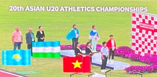 Вьетнам завоевал бронзовую медаль на чемпионате Азии по легкой атлетике среди участников до 20 лет - ảnh 1