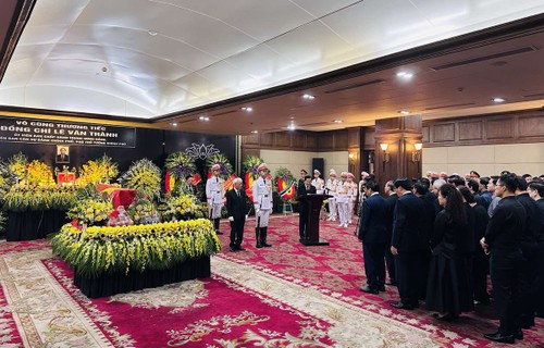 Церемония прощания с вице-премьером Ле Ван Тханем - ảnh 1