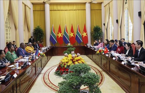 Вице-президент Во Тхи Ань Суан провела переговоры с южноафриканским коллегой Пол Машатиле - ảnh 1
