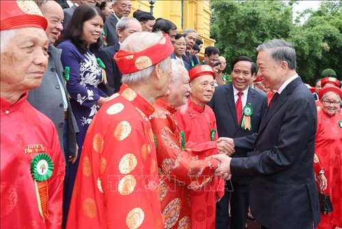 Президент То Лам: необходимо иметь механизм и политику в отношении пожилых людей - ảnh 1