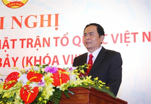 Chủ tịch Ủy ban Trung ương MTTQ Việt Nam Trần Thanh Mẫn thăm, chúc mừng Hội Cựu chiến binh Việt Nam - ảnh 1