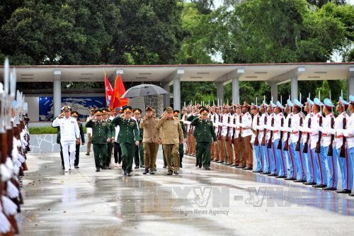 Đoàn đại biểu quân sự cấp cao Việt Nam thăm chính thức Cuba - ảnh 1