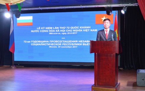 Đại sứ quán Việt Nam tại Liên bang Nga kỷ niệm Quốc khánh - ảnh 1