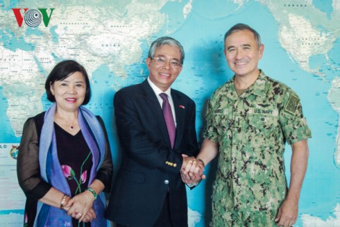 Đại sứ Việt Nam tại Hoa Kỳ thăm Bộ Chỉ huy Thái Bình Dương và bang Hawaii - ảnh 3