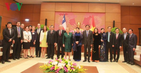 Chủ tịch Quốc hội Nguyễn Thị Kim Ngân hội kiến Tổng thống Cộng hòa Chile - ảnh 2