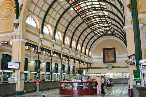 Bưu điện Trung tâm Sài gòn, công trình kiến trúc đặc biệt ở thành phố Hồ Chí Minh