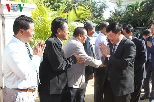Khánh thành giai đoạn 1 dự án xây dựng 9 đài phát sóng cho Campuchia - ảnh 1