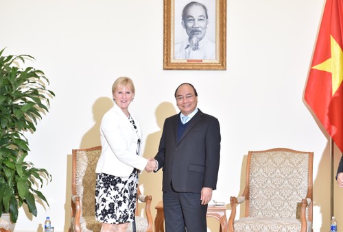 Thủ tướng Nguyễn Xuân Phúc tiếp Bộ trưởng Ngoại giao Thụy Điển - ảnh 1
