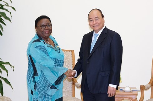 Thủ tướng Nguyễn Xuân Phúc tiếp Bộ trưởng Ngoại giao Liberia - ảnh 1