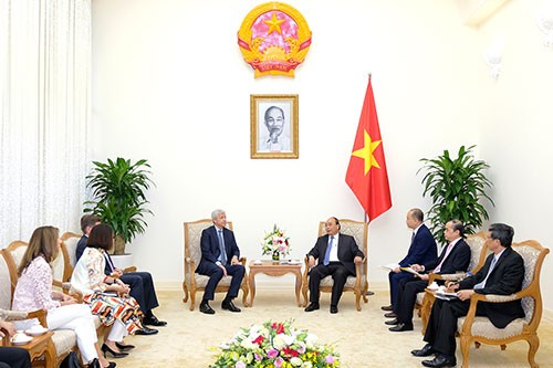 Thủ tướng Nguyễn Xuân Phúc tiếp Chủ tịch Tập đoàn JP. Morgan (Hoa Kỳ)  - ảnh 1