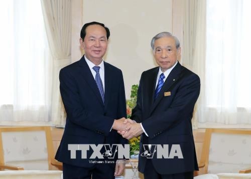 Chủ tịch nước Trần Đại Quang đi thăm tỉnh Gunmar, Nhật Bản - ảnh 1