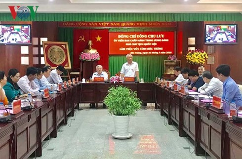 Phó Chủ tịch Quốc hội Uông Chu Lưu thăm và làm việc tại Sóc Trăng  - ảnh 1