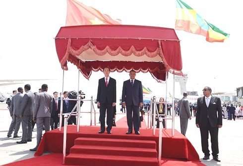 Chủ tịch nước Trần Đại Quang bắt đầu chuyến thăm cấp Nhà nước Ethiopia - ảnh 2