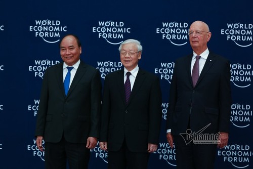 Lễ đón chính thức các nhà lãnh đạo, các trưởng đoàn tham dự Hội nghị WEF ASEAN 2018 - ảnh 1