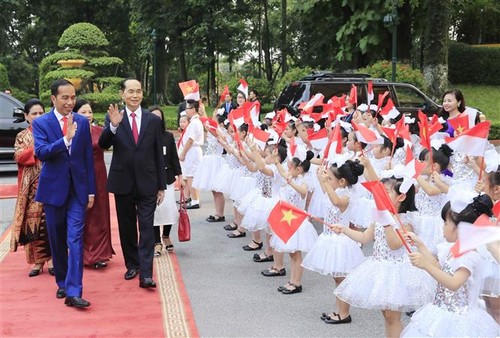 Tổng thống Cộng hòa Indonesia kết thúc chuyến thăm cấp Nhà nước Việt Nam - ảnh 1
