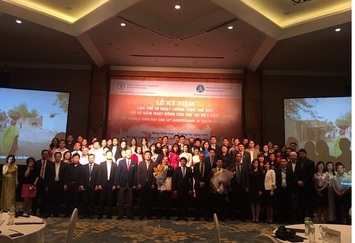 Kỷ niệm lần thứ 38 Ngày Lương thực Thế giới  và 40 năm hoạt động của FAO tại Việt Nam - ảnh 1
