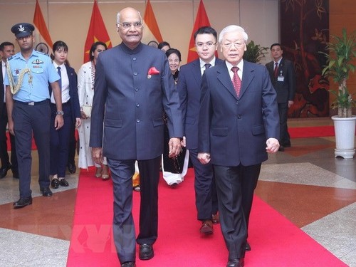 Tổng thống Ấn Độ Ram Nath Kovind kết thúc chuyến thăm cấp Nhà nước tới Việt Nam - ảnh 1
