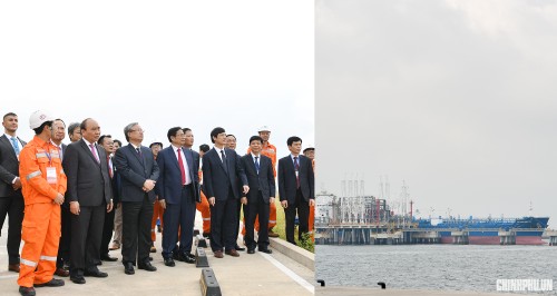 Thủ tướng Nguyễn Xuân Phúc dự Lễ vận hành thương mại Dự án Lọc hóa dầu quy mô 9 tỉ USD. - ảnh 1