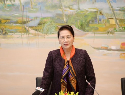 Chủ tịch Quốc hội Nguyễn Thị Kim Ngân gặp các doanh nhân trẻ  - ảnh 1