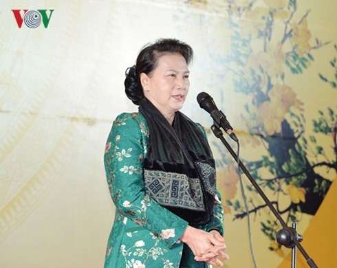 Chủ tịch Quốc hội Nguyễn Thị Kim Ngân chúc Tết lãnh đạo Quốc hội và Văn phòng Quốc hội - ảnh 1
