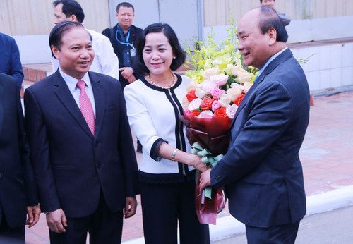 Thủ tướng Nguyễn Xuân Phúc động viên hoạt động sản xuất kinh doanh tại Hà Nội và Ninh Bình - ảnh 1