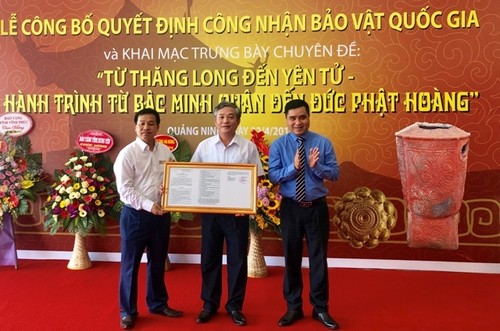  Tỉnh Quảng Ninh công bố quyết định công nhận bảo vật Quốc gia - ảnh 1