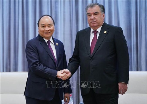 Thủ tướng Nguyễn Xuân Phúc gặp gỡ Tổng thống Tjikistan và tiếp một số doanh nghiệp nước ngoài - ảnh 1