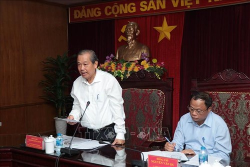 Phó Thủ tướng Thường trực Chính phủ Trương Hòa Bình gặp mặt lãnh đạo tỉnh Bắc Kạn - ảnh 1