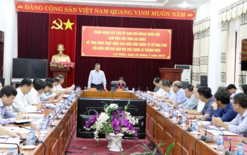 Đoàn giám sát của Ủy ban Đối ngoại của Quốc hội làm việc tại tỉnh Lai Châu - ảnh 1